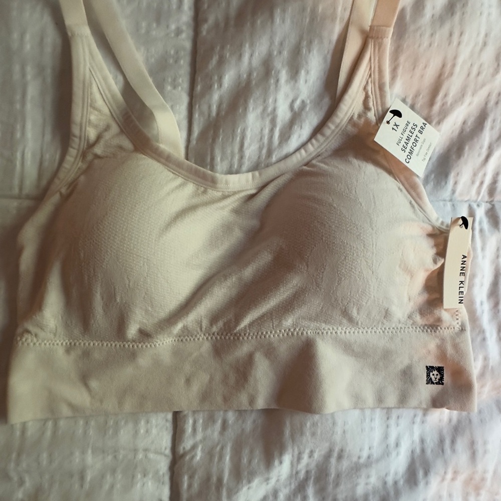 Anne Klein Women's Soft Cream Bra